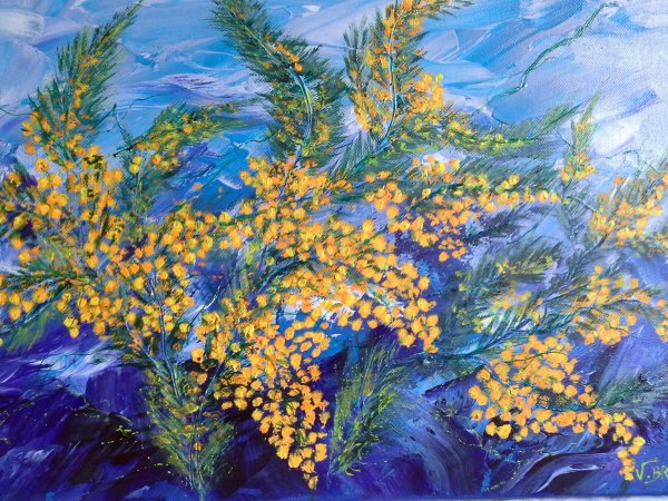 Цветочная живопись Maria Roszkowska