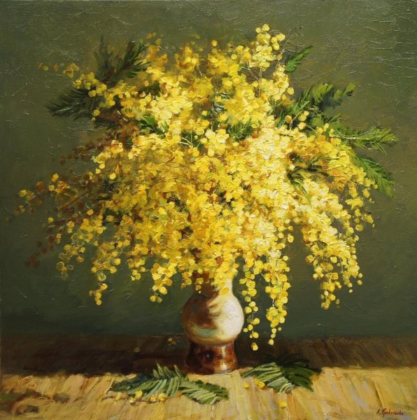 Андрияки художник Мимоза