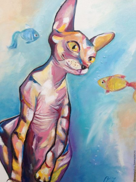 Сфинкс алмазная живопись