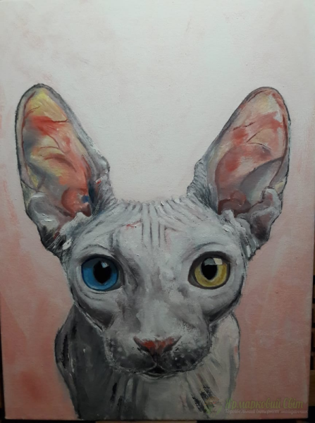 Сфинкс кошка картина