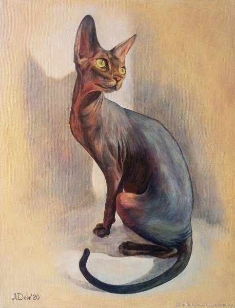 Сфинкс картина маслом