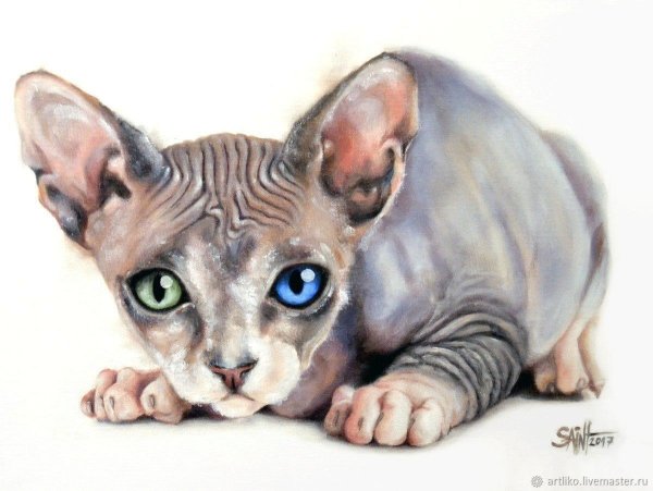 Сфинкс картина маслом