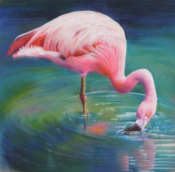 Роберт Хоган художник картины Фламинго