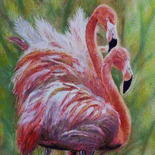 Розовый Фламинго маслом