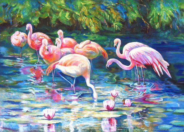 Фламинго Импрессионизм