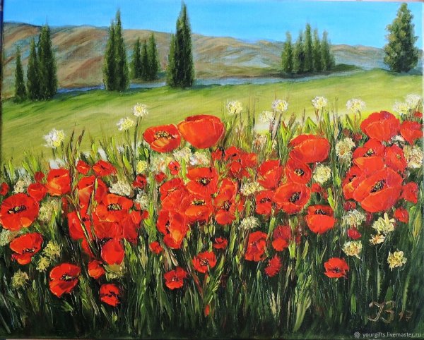 Картины с маками