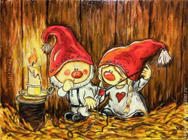 Картины с гномами