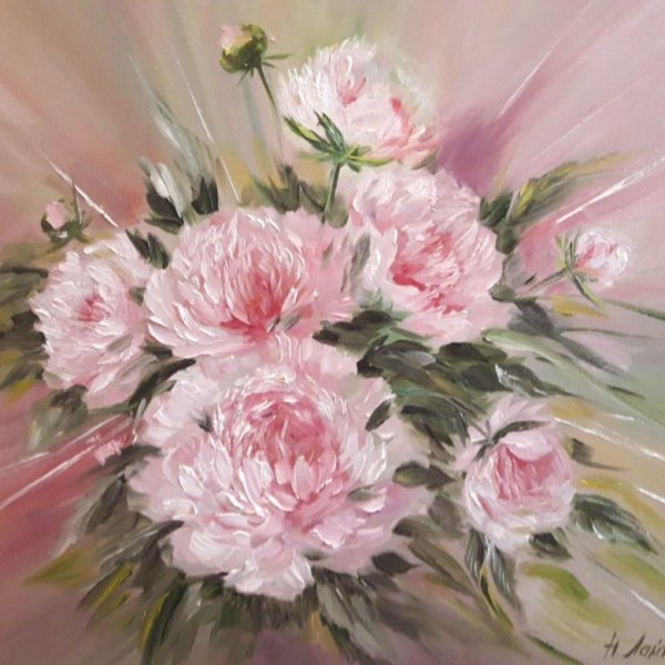 Живопись Лилия Степанова пионы