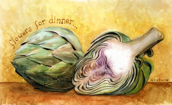 Артишок картина