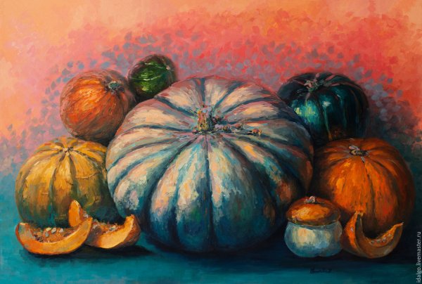 Тыква живопись масло