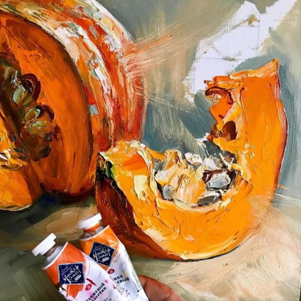 • Мария Павлова «натюрморт с тыквами»