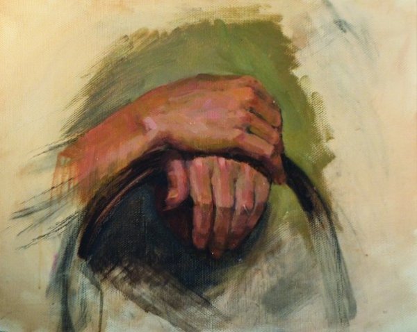 Этюд кистей рук живопись Дега