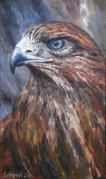 Орёл Сокол Беркут в живописи маслом