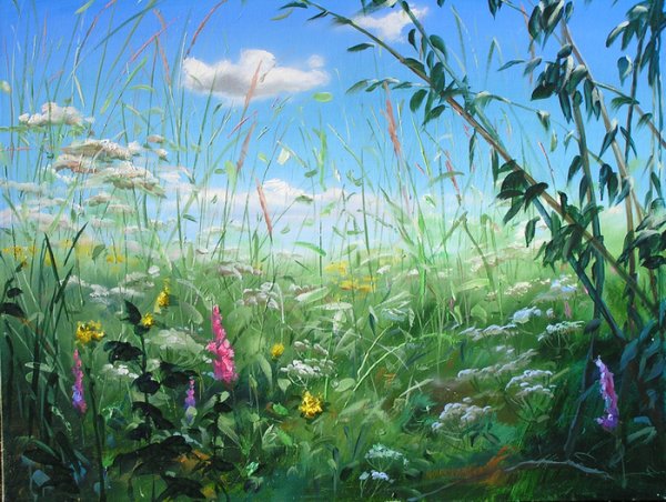 Художник Ирина Сергеева-Липеровская травы