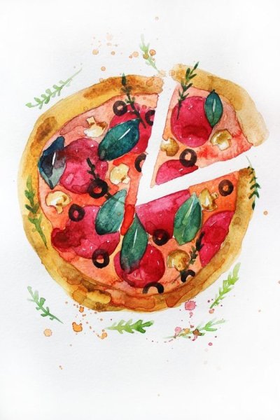 Пицца живопись