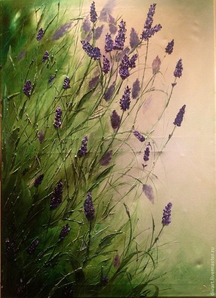 Интерьерная живопись травы