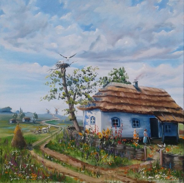 Хата Мазанка Мальва