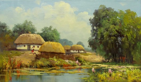 Маковский украинский пейзаж