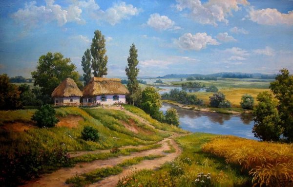 Картины Марии Гордеевой пейзаж