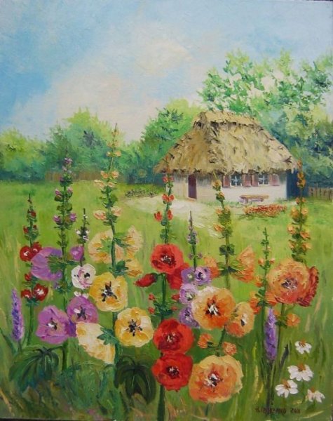 Хата Мазанка Мальва