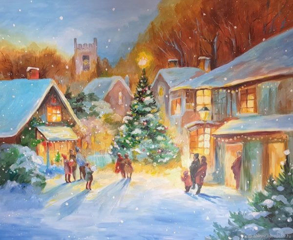 Художник Стив Хендерсон Рождество