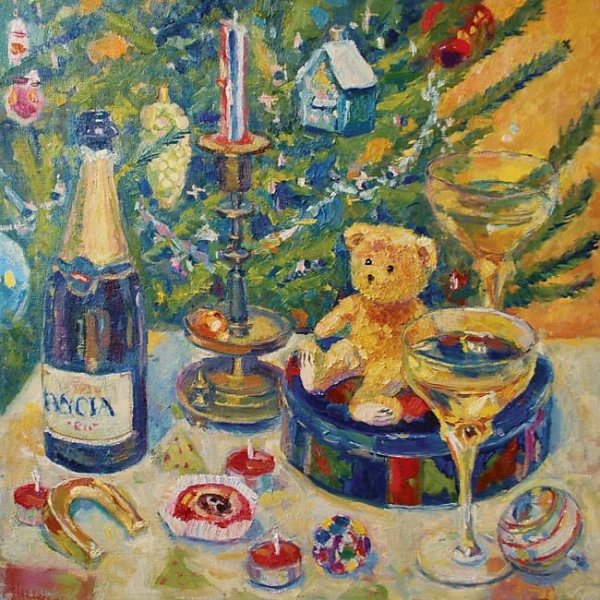 Новый год в картинах русских художников