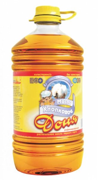 Масло хлопковое Доня 3 л