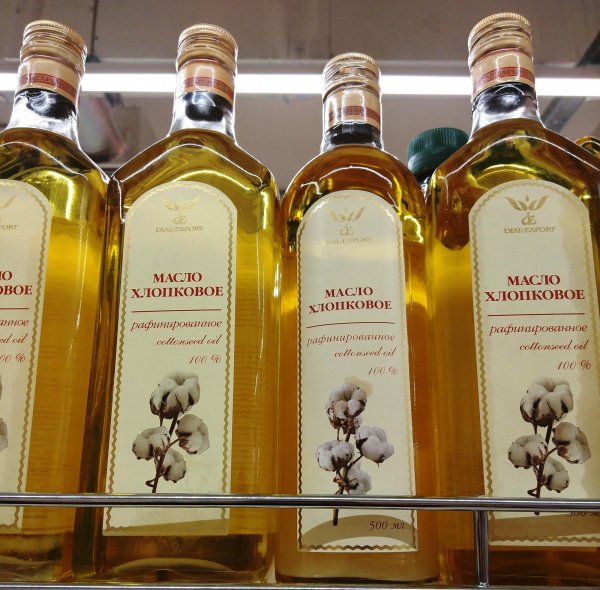Масло хлопковое 1л