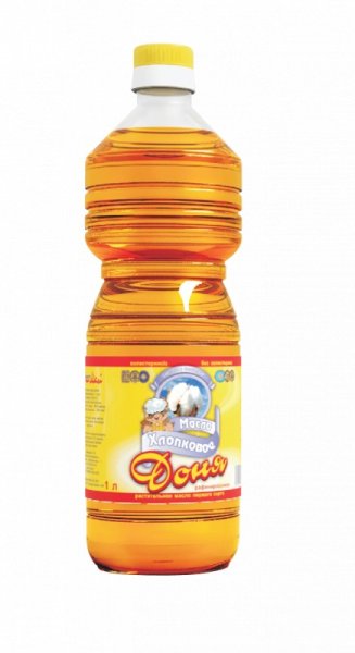 Мультяшная бутылка с маслом