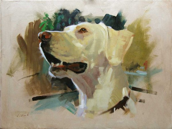 Собаки в современной живописи