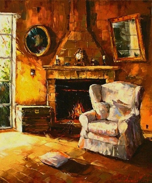Глеб Голубецкий художник картины уютное