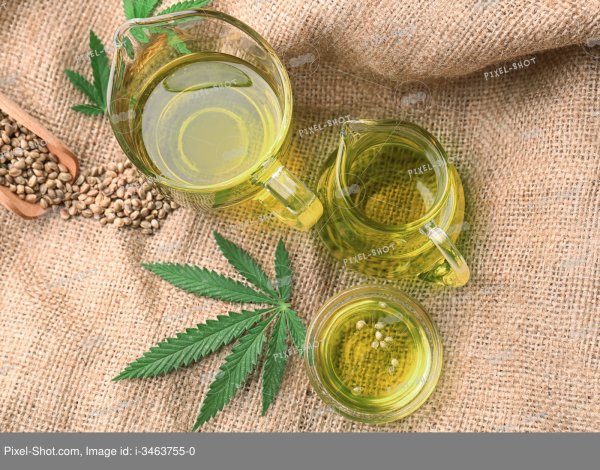 Конопляное масло фото