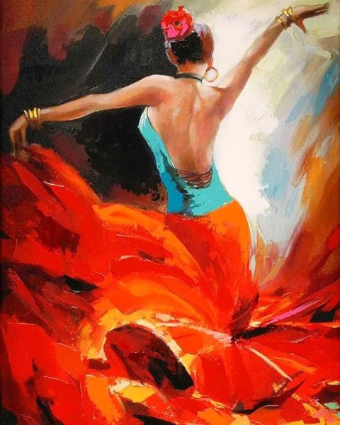 Леонид Афремов художник балерина