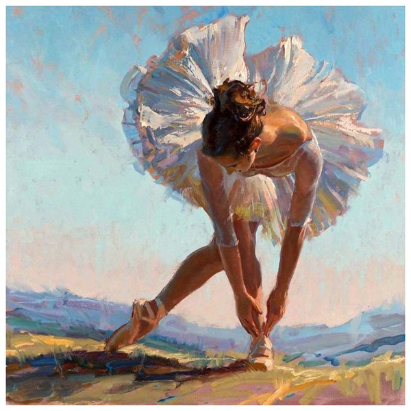 Живопись Давид Бадзагуа балерина