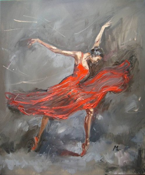 Девочка балерина картина