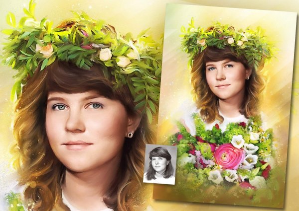 Эффект масляной живописи