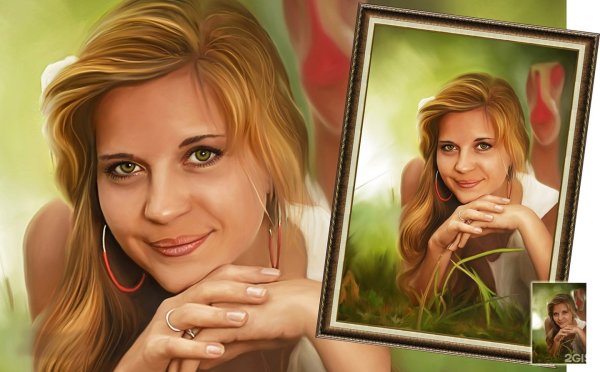 Эффект масляной живописи