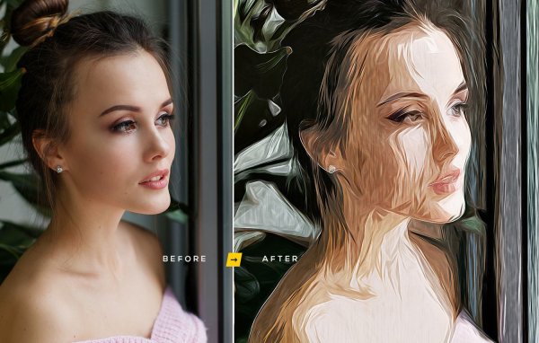 Эффект рисования в фотошопе