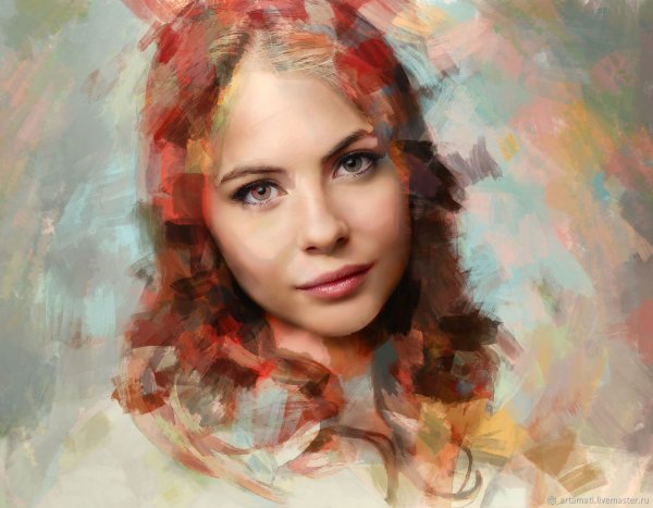 Фотопортрет на холсте