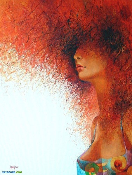 Рыжеволосые девушки в живописи