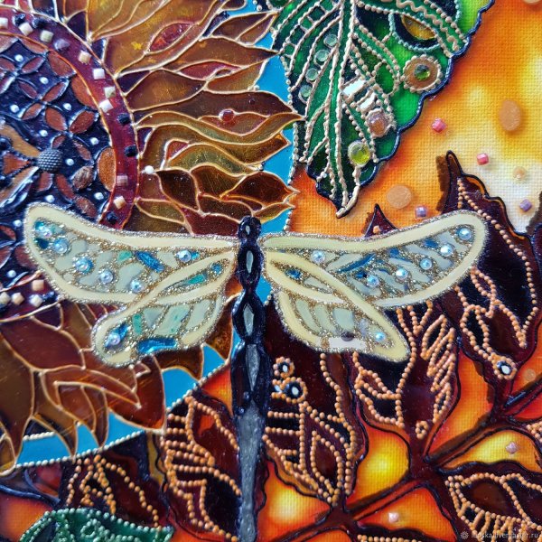 Витражная роспись Ирины Васильевой