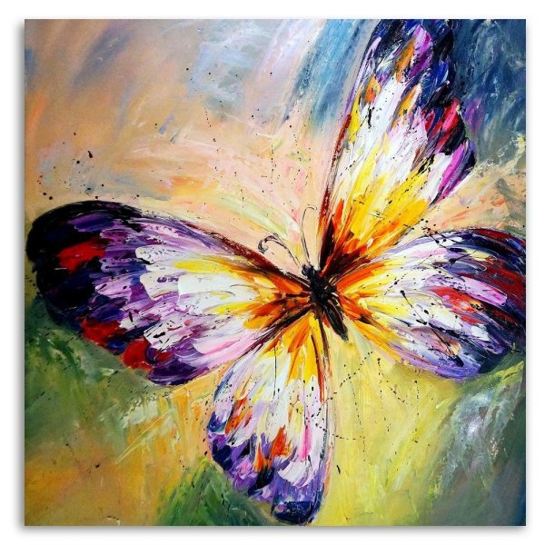 Абстрактная живопись бабочки