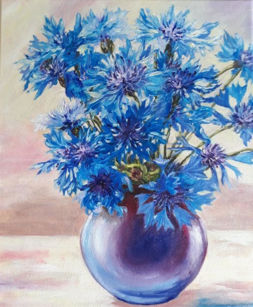 Ханс Эменгер букет Васильков