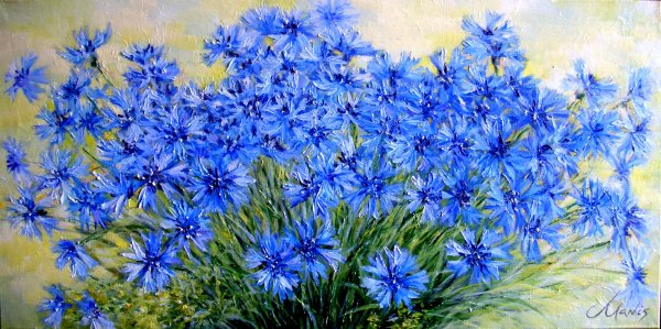 Мари Миллс васильки