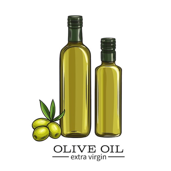 Бутылка масла вектор
