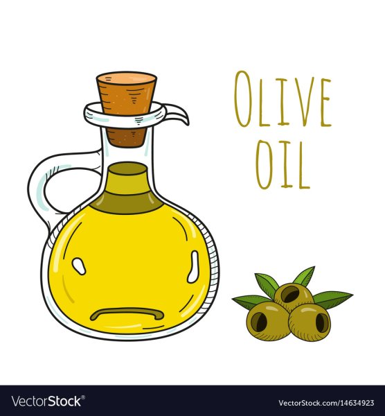 Оливковое масло мультяшный