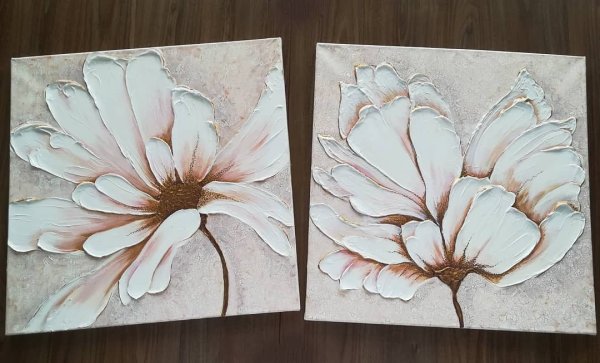 Интерьерная живопись текстурной пастой