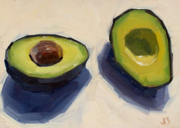 Этюд авокадо