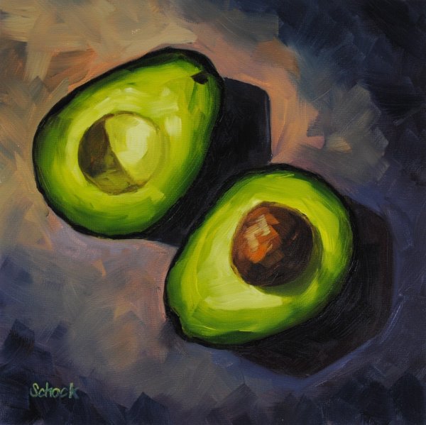 Авокадо живопись