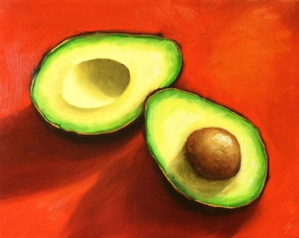 Авокадо живопись